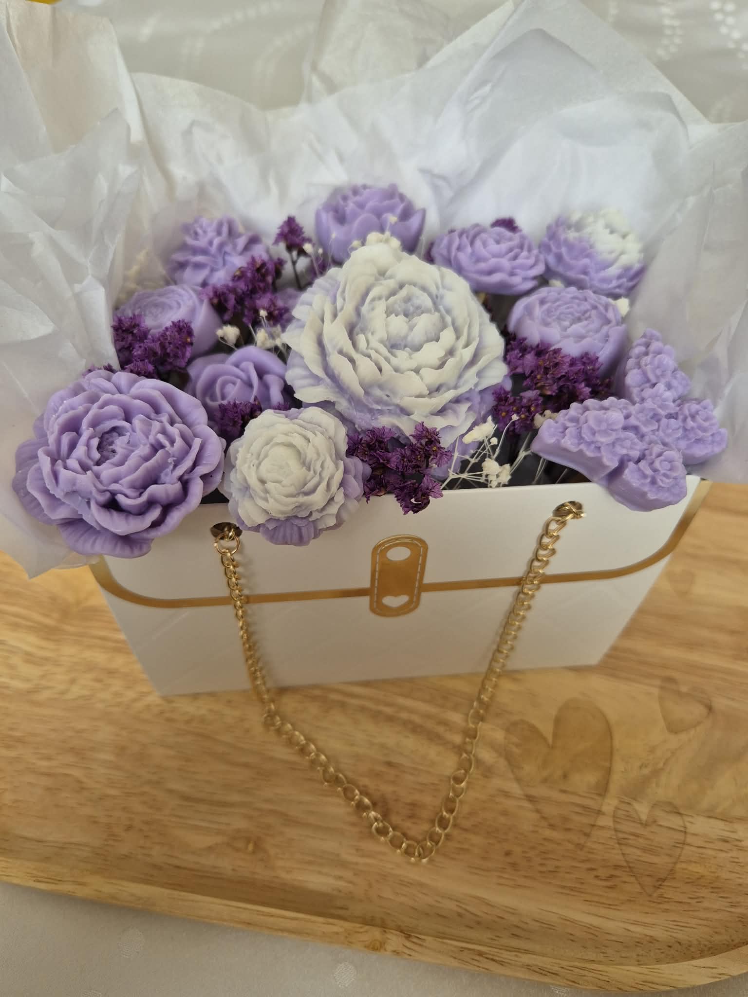 bouquet fondants parfumés en sac