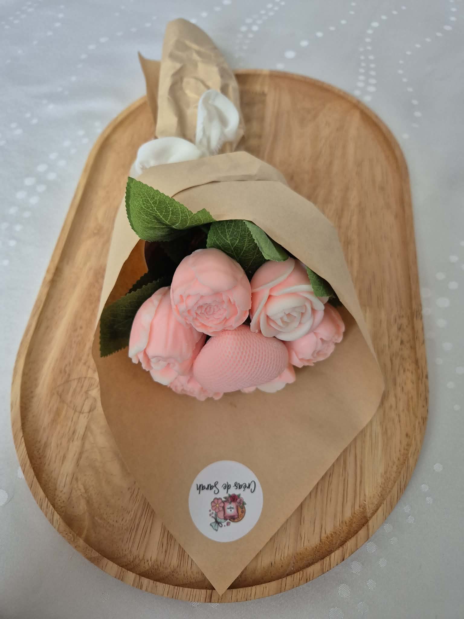 Bouquet de 7 fondants parfumés sur tige